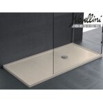 Novellini - receveur de douche plat olympic plus beige 140x75 cm h 4, 5cm