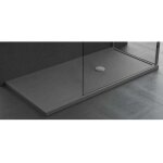 Novellini - receveur de douche plat olympic plus gris 110x80 cm h 4, 5cm