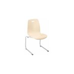 Nowy styl - chaise coque bois - pitement luge htre - lot de 2 - erable