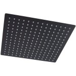 Hudson reed - nox - pommeau de douche noir carr encastr plafond 30cm x 30cm