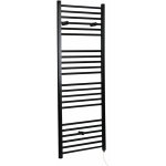 Hudson reed - nox - sche - serviettes design lectrique moderne plat - noir - 160 cm x 50 cm