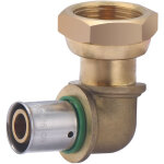Noyon&thiebault - coude femelle �crou libre � sertir pour tube per �16 - f20x27 (3 / 4)