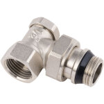 Noyon&thiebault - coude de r�glage pour radiateur 15x21 (1 / 2) laiton nickel�