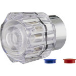 Noyon&thiebault - croisillon universel pour robinet jupe coulissante cristal