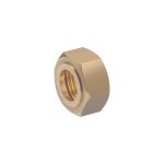 Noyon&thiebault - ecrou 6 pans pour collet battu laiton  visser 10 - f12x17 (3 / 8)