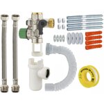 Noyon&thiebault - groupe de sécurité siège inox nf droit + kit raccordement / fixation Noyon&thiebault - groupe de sécurité siège inox nf droit + kit raccordement / fixation
