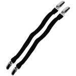 Sangles lastiques avec clips mtalliques pour jodhpurs