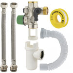 Nt noyon&thiebault - groupe de s�curit� si�ge inox nf noyon & thiebault droit + kit raccordement