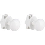 Nt noyon&thiebault - patère sphère blanc pour sèche serviette noyon & thiebault (x2) Nt noyon&thiebault - patère sphère blanc pour sèche serviette noyon & thiebault (x2)