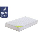 Nuits d'or - matelas 180x200 - hauteur 21 cm - soutien souple - confort optimal - usage quotidien matelas ...