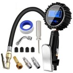 Num�rique manom�tre pneu 250 psi haute pr�cis digital jauge de pression de pneus avec pistolet gonflage ...