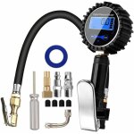 Numrique manomtre pneu, haute prcis digital jauge de pression de pneus avec pistolet gonflage pour ...