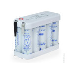 Batterie - eclairage secours - 10 x aa vt 10s1p - 12 volts - 800mah - enix energies mfn0059