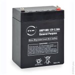Nx - batterie plomb agm 2. 9 - 12 general purpose 12v 2. 9ah f4. 8
