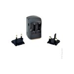 Chargeur pour 2 batteries cr123a (prise eu + uk) - nx