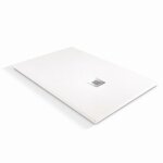 O'design - receveur de douche � l'italienne solidstone - 120 x 80 - blanc - alicante