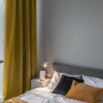 Thedecofactory - occultant - rideau occultant jaune 140x250