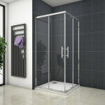 Ocean sanitaire - cabine de douche 70x70x195cm en 6mm verre anticalcaire porte de douche coulissante ... Ocean sanitaire - cabine de douche 70x70x195cm en 6mm verre anticalcaire porte de douche coulissante ...