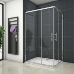 Ocean sanitaire - cabine de douche 76x80x195cm en 6mm verre anticalcaire porte de douche coulissante ... Ocean sanitaire - cabine de douche 76x80x195cm en 6mm verre anticalcaire porte de douche coulissante ...