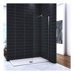 Ocean sanitaire - ocean paroi de douche 60x200cm en 8mm verre avec vitrification nano(anticalcaire) livr� ...