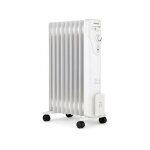 Oceanic - radiateur bain d'huile lectrique - 2000 watts 3 puissances - 9 lments - mobile - blanc