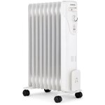 Oceanic - radiateur bain d'huile lectrique - 2000 watts 3 puissances - 9 lments - mobile - blanc