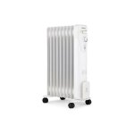 Oceanic - radiateur bain d'huile lectrique - 2000 watts 3 puissances - 9 lments - mobile - blanc