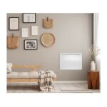Oceanic - radiateur électrique fixe a inertie seche céramique 1000w rubis - design galbé - blanc - nf ... Oceanic - radiateur électrique fixe a inertie seche céramique 1000w rubis - design galbé - blanc - nf ...