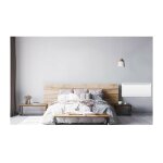 Oceanic - radiateur lectrique fixe a inertie seche cramique 2000w rubis - design galb - blanc - nf ...