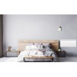 Oceanic - radiateur �lectrique fixe a inertie seche c�ramique 2000w rubis - design galb� - blanc - nf ...