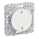 Interrupteur vmc odace schneider blanc ral 9003 s526233 / s520233
