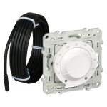 Schneider electric - odace, thermostat blanc, 10 a pour plancher chauffant, livr avec sonde (s520507) ...