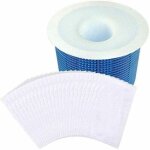 Odipie - 20 chaussettes de skimmer de piscine, filtres Élastiques, filet d'écumoire, filtre chaussette ... Odipie - 20 chaussettes de skimmer de piscine, filtres Élastiques, filet d'écumoire, filtre chaussette ...