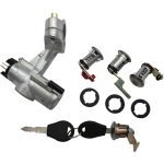 Odipie - barillet d'allumage et interrupteur pour patrol gq y60 2 x door & barn 88 - 98 4 lock set