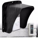 Couvercle de sonnette, couvercle mtallique tanche sonnette sans fil pour camra vido, carillon bouton, ...