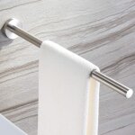 Odipie - porte - serviettes inox salle de bain porte - serviettes mural bross 40 cm