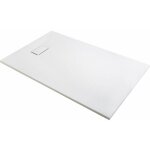 Odyssea - receveur de douche extra - plat blanc effet pierre gaa 120 x 90 cm