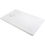 Odyssea - receveur de douche extra - plat blanc effet pierre ga�a 120 x 90 cm