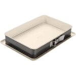 Oetker moule � charni�re 38x25x7cm rectangulaire back trend avec rev�tement c�ramique