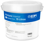 Edm - s. of. peinture plastique mat interieur blanc 15l .