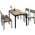 Sobuy - ogt28 - n + fst72 - nx4 table de salle à manger avec 4 chaises lot table et 4 chaise de style ... Sobuy - ogt28 - n + fst72 - nx4 table de salle à manger avec 4 chaises lot table et 4 chaise de style ...