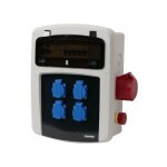 Ohmtec - coffret de chantier avec 4 prises monophas�es + 1 prise t�trapolaire 16a