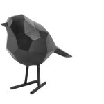 Oiseau en rsine mat origami 17cm