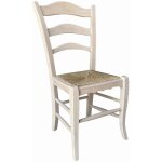 Chaise en bois montanara � peindre avec assise en paille