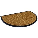 Paillasson coco demi - lune classique 40 x 60 cm