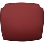 Si�ge en simili cuir rouge pour chaise haute et tabourets en bois