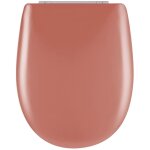 Olfa - abattant easy clip avec descente manuelle uni terracotta 36x46. 5 cm