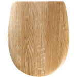 Olfa - abattant wc bois mat 'angora wood' - descente manuelle