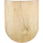 Olfa - abattant wc wood slim ch�ne authentique - descente assist�e - d�clipsable