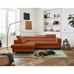 Lisa design - olinda - canap� d'angle gauche - 5 places - convertible avec coffre et t�ti�res r�glables ...